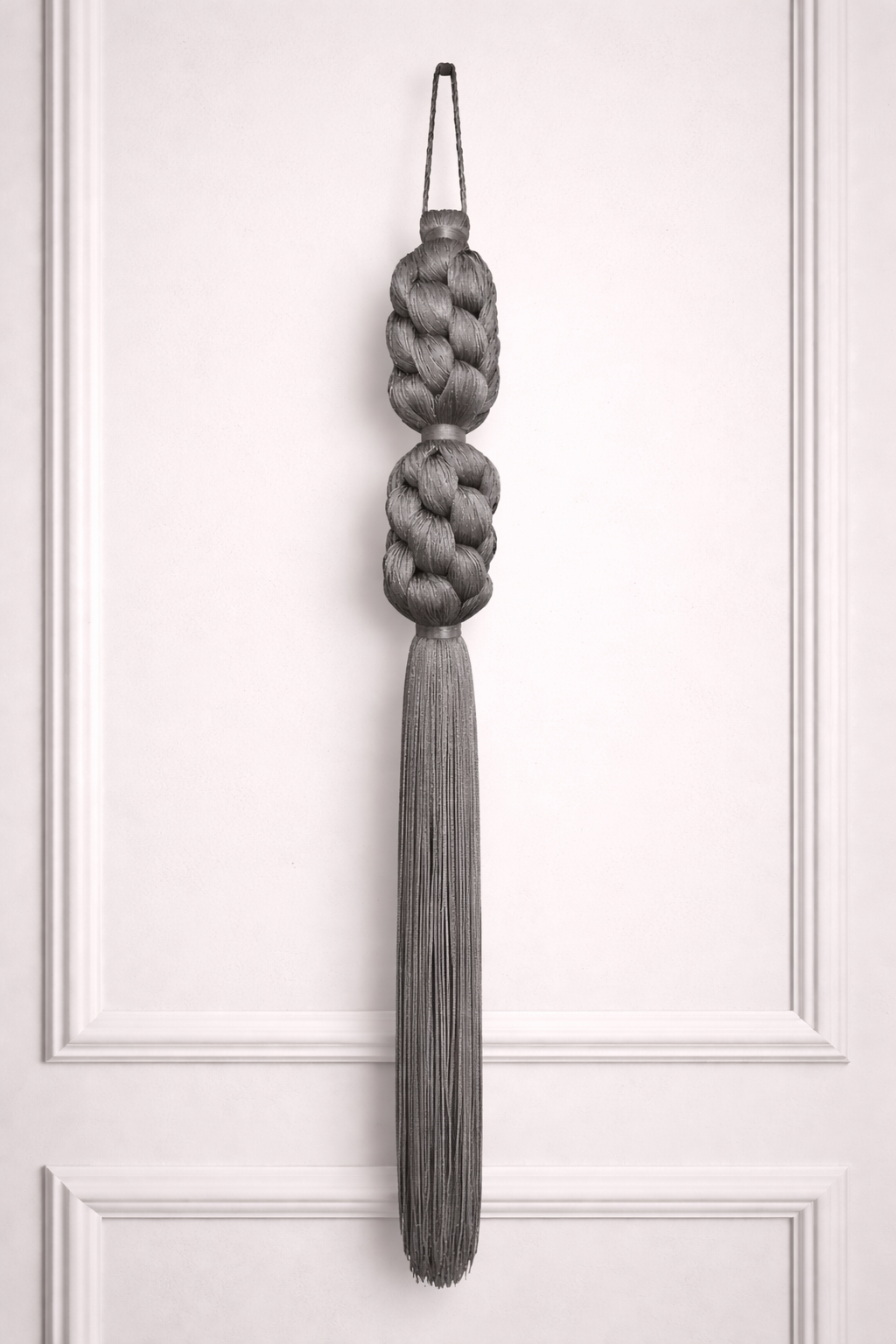 Bresca | Colgante decorativo trenzado flecos