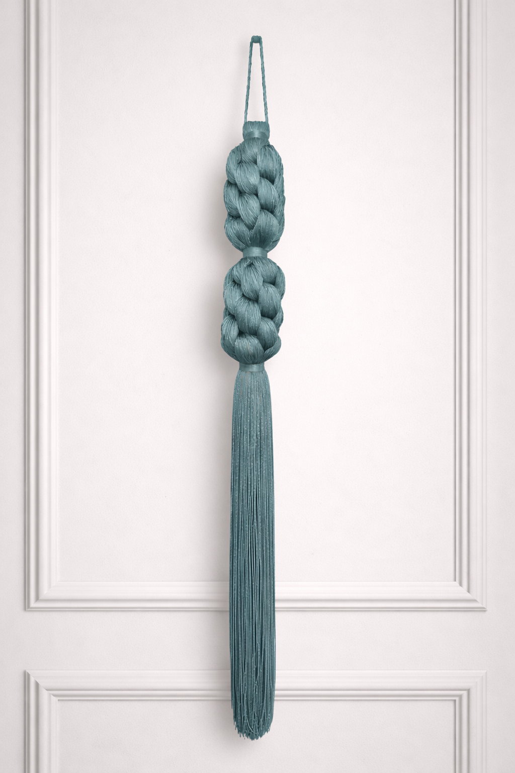 Bresca | Colgante decorativo trenzado flecos