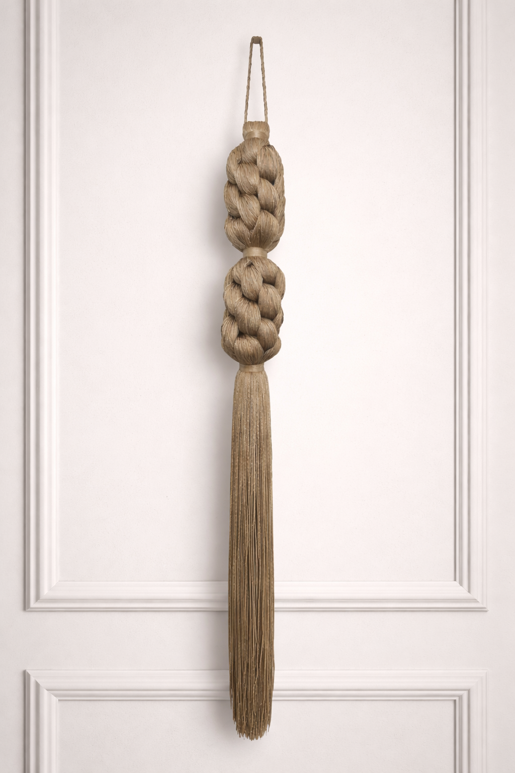 Bresca | Colgante decorativo trenzado flecos