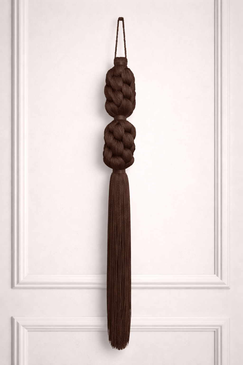 Bresca | Colgante decorativo trenzado flecos