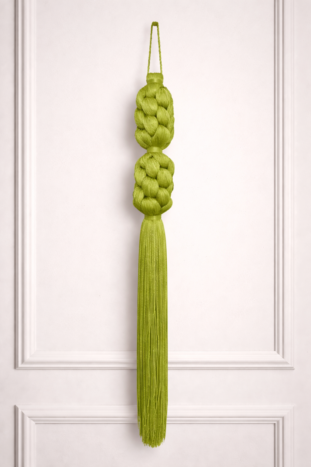 Bresca | Colgante decorativo trenzado flecos