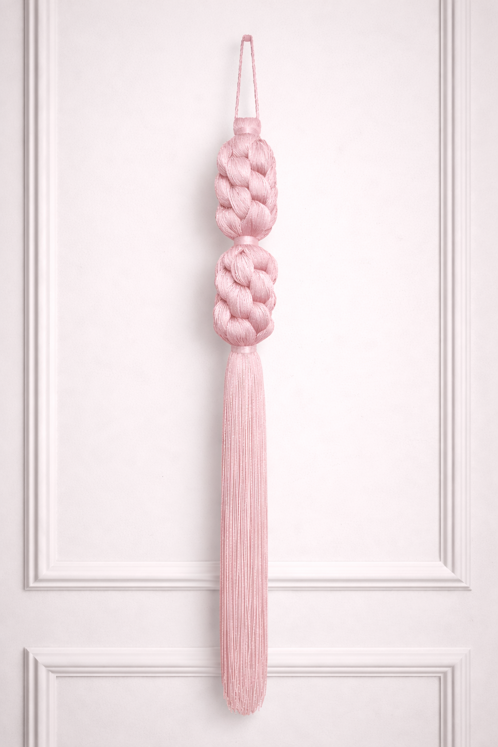 Bresca | Colgante decorativo trenzado flecos